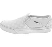 Vans Femme Asher Basket, Blanc Checkerboard White White, 38.5 EU