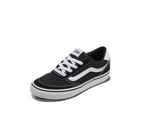 Vans Femme Brooklyn Ls Basket, Suede Canvas Black White, 34.5 EU