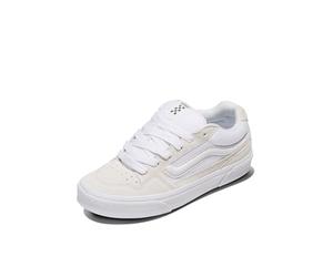 Vans Femme Caldrone Shoe | Chunky Low-Top Fashion Sneakers with Retro-Inspired Style Basket, Suede/Mesh White, 42.5 EU
