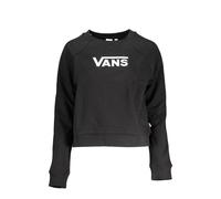 Vans, Femme, Sweatshirts et sweats à capuche, Noir, Taille: 38 FR Pull en Coton Noir avec Imprimé Logo