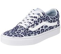 Vans Femme Ward Basket, Animal Pop Blue Fog/White, 37 EU