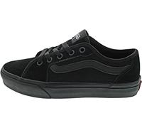 Vans Filmore Decon Suede/Canvas, Basket Femme, Toile Suédine Noire Noire, 35 EU