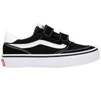 Vans Mixte Enfant Brooklyn Ls V Basket, Toile en Daim Noir et Blanc, 27.5 EU