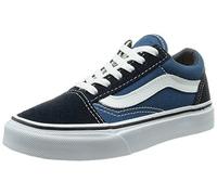Vans Garçon Unisex Kinder Old Skool Baskets Basses, Bleu, 34 EU