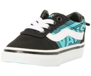 Vans Garçon Unisex Kinder Ward Slip-on Basket, Glow Neon Blue/Black, 22.5 EU