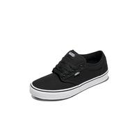 Vans Homme Atwood Toile Trainers, Black/White, 42.5 EU