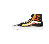 Vans, Homme, Chaussures, Multicolore, Taille: 44 EU Flame Print High Top Baskets