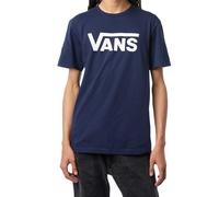 Vans Classic Drop V SS Crew Tee-b T-Shirt, Bleu Marine et Blanc, L Homme