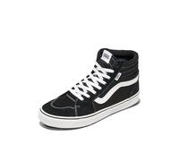 Vans Homme Filmore Hi Tennis-basket-hautes, Suede Canvas Black White, 44.5 EU