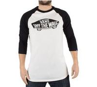 Vans Homme Off The T-shirt Raglan Logo mur, Blanc Blanc G