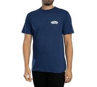 Vans T-shirt homme Double Standard manches courtes logo au dos bleu marine/blanc S