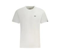 Vans, Homme, Tops, Blanc, Taille: S T-shirt en coton col rond avec logo imprimé