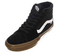 VANS Hommes Skate Sk8-Hi Chaussures - Black / Gomme - à Lacets Profil Haut