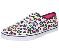 Vans K Authentic Lo Pro, Baskets Mode garçons - Blanc (Neon Leopard), 29 EU (12 US)