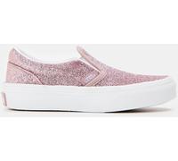Vans Kids' Glitter Rose Gold Slip-On Canvas Trainers Or rose 2.5 (35) Unisex