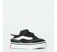 Vans Kids' Vanact Brooklyn Canvas Low Trainers Blk/Wht BA2 C3 (18) Male