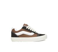 Vans Knu Skool VN000D22BW21 Baskets Unisexes en Daim avec Tige rembourrée, Semelle profilée gaufrée, Marron/Noir