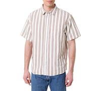 Vans Lawson Stripe SS Chemise, Blanc/terreau, L