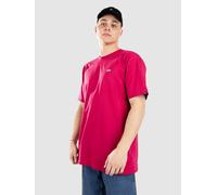 T-shirt Vans Left Chest Logo manches courtes rouge bordeaux - M