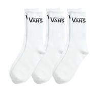 Chaussettes Vans Classic Crew blanc noir 3 paires - S