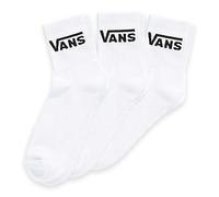 Vans | Lot de 3 paires de chaussettes classiques pour homme, demi-col rond, BLANC, 9.5-13