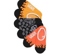 Vans, Lot de 3 paires de chaussettes super invisibles pour femme, Cornaline, 6.5-10