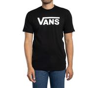 VANS T-Shirt Unisexe Classique, Manches Courtes - Y28 (Noir/Blanc)