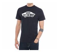Vans - M OTW Black/White - T-Shirt - Homme - Multicolore (Black/White) - Small
