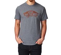 Vans - M OTW Heather Grey/RE - T-Shirt - Homme - Multicolore (Heather Grey/Redrum) - Medium