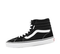 Vans Men's Filmore Hi Sneaker, Toile en Daim Noir et Blanc, 40 EU