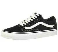Vans Mixte Adulte Old Skool Sneaker, Black/White, 34.5 EU