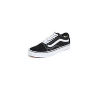 Vans Mixte Adulte Old Skool Sneaker, Black/White, 35 EU