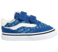 Vans Mixte enfant Brooklyn Ls V Basket, Retro Logo True Blue, 26.5 EU