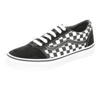 Vans Mixte enfant Ward Suede/Canvas Basket, Checker Black True White, 39 EU