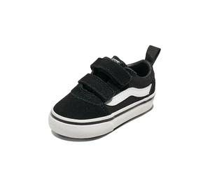 Vans Mixte Enfant Ward V Tennis-basket-basses, Suede Canvas Black White, 32 EU