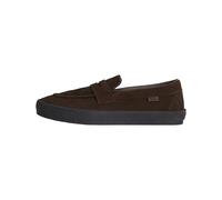 Vans - Mocassins en cuir - Skate Loafer Brown/Black pour Homme en Cuir - Taille 44 - Marron Marron 44