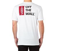 Vans Off The Wall III T-Shirt, Blanc (White WHT), Large Homme