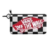 Vans Off The Wall Portefeuille zippé Noir et Blanc, Noir/Blanc, OS