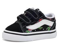 Vans Old Skool B2BP71 Bones Black, Chaussures Unisexes Noires, Baskets phosphorescentes