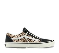 Vans - Chaussures de skate basses - Old Skool Black Leopard pour Femme - Taille 40,5 - Marron Marron 40,5