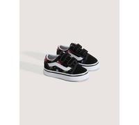 Vans - Old Skool V - Chaussures lifestyle enfant Glow Bones - Black / True White - 24