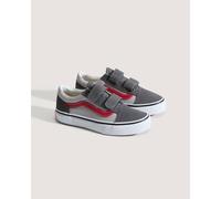 Vans - Old Skool V - Chaussures lifestyle enfant Pewter / Racing Red - 28