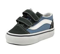 Vans Old Skool V, Chaussures Premiers Pas Mixte bébé, Bleu (Navy), 23.5 EU