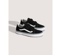 Vans - Old Skool V Youth - Chaussures lifestyle enfant Black / True White - 35