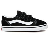 Vans Old Skool Velcro Shoes Infants Noir/Blanc C7 (24) Male