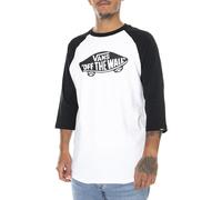 Vans Otw Raglan - T-Shirt Col Rond Homme Blanc / Noir
