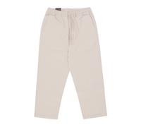 Vans - Pantalon Large à Taille Élastique et Coupe Courte - Femme - Pantalons - Beige - Taille: 36 FR