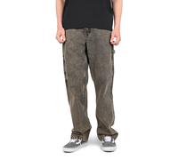 Vans Pantalon Workwear En Coton Coupe Loose Teinture Acid Washed Bay Leaf