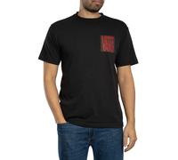 Vans Pour des hommes T-shirt graphique extensible à dos effiloché, Noir