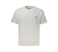 Vans - Premium Cotton Crewneck T-Shirt - Homme - Tops - Blanc - Taille: L
